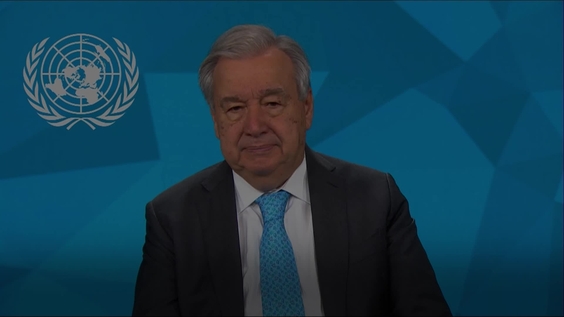 António Guterres (Secrétaire général de l'ONU) à l'occasion de la Journée mondiale de l'aide humanitaire 2025