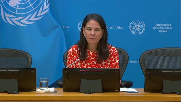 Annalena Baerbock, President of the 80th session of the General Assembly, on her tenure and the way forward - Press Conference