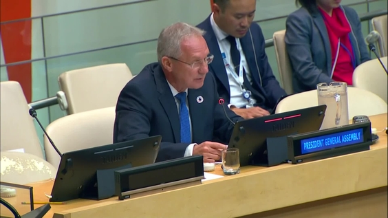 Csaba Kőrösi (General Assembly President) on Marine Biodiversity of Areas Beyond National Jurisdiction