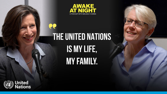 Corinne Momal-Vanian (Outgoing Executive Director of the Kofi-Annan Foundation) on Awake at Night podcast with Melissa Fleming (Under-Secretary-General for Global Communications)