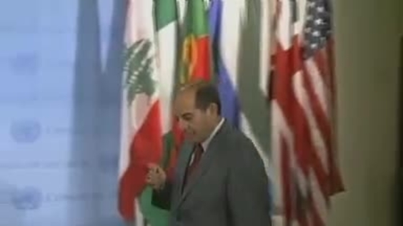Mahmoud Jibril (Libya) – Security Council Media Stakeout | UN Web TV