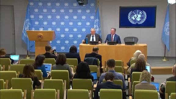Executive Director of World Food Programme Briefs Press