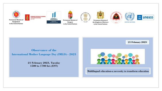 2023 observance of the International Mother Language Day