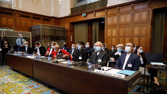 THE HAGUE – The International Court of Justice (ICJ) holds public hearings in the case Islamic Republic of Iran v. United States of America - first round of oral argument of Iran, part one