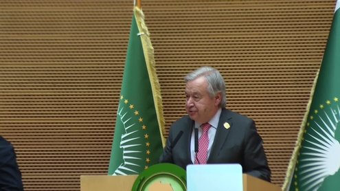 António Guterres (UN Secretary-General) at the 39th African Union Summit