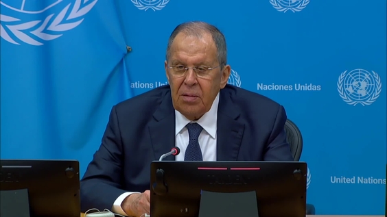 Press Conference: H.E. Mr. Sergey V. Lavrov, Minister for Foreign Affairs of the Russian Federation