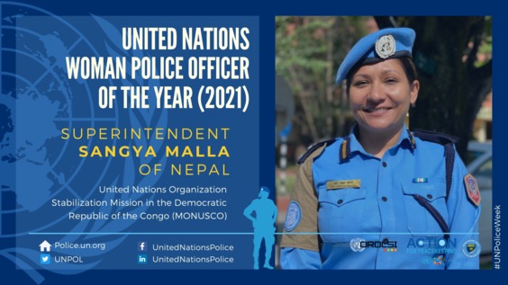 UN Woman Police Officer of the Year Ceremony