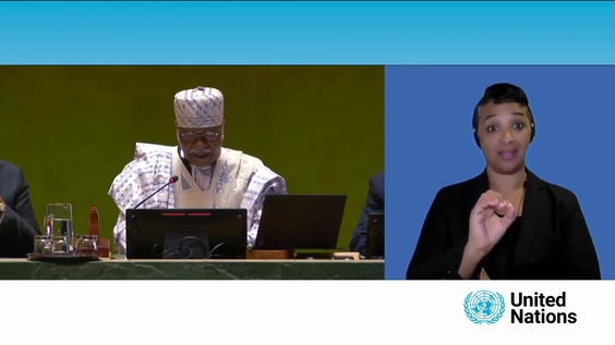 Philemon Yang (General Assembly President) at the Closing of the Summit of the Future - General Assembly, 6th plenary meeting, 79th session