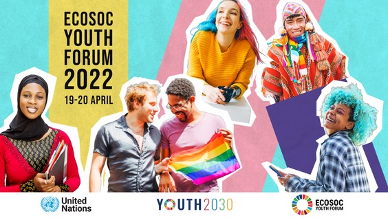 2022 ECOSOC Youth Forum - COVID-19 recovery: Youth taking action for a sustainable future (19 April 2022, Plenary)