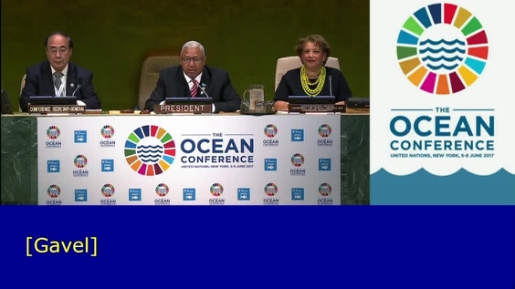 The Ocean Conference (5 to 9 June 2017) - 8th plenary meeting #SaveOurOcean