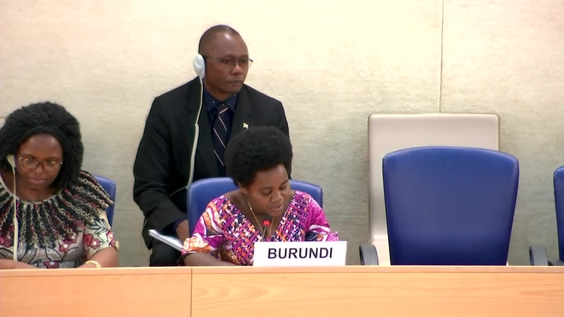 Burundi UPR Adoption - 43rd Session of Universal Periodic Review