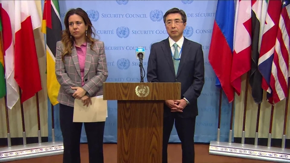United Arab Emirates & Japan on Afghanistan- Security Council Media Stakeout