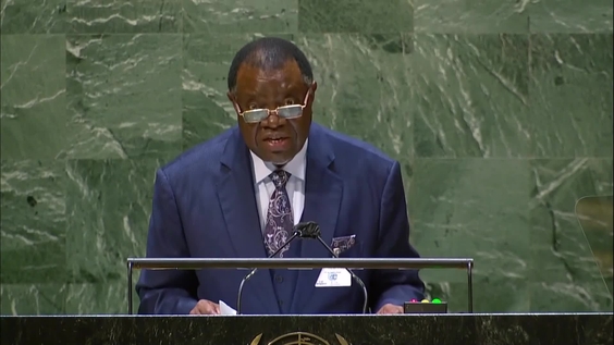 Namibia - President Addresses General Debate, 76th Session