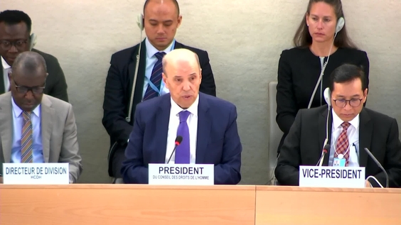 Organizational meeting: Election of the Human Rights Council President