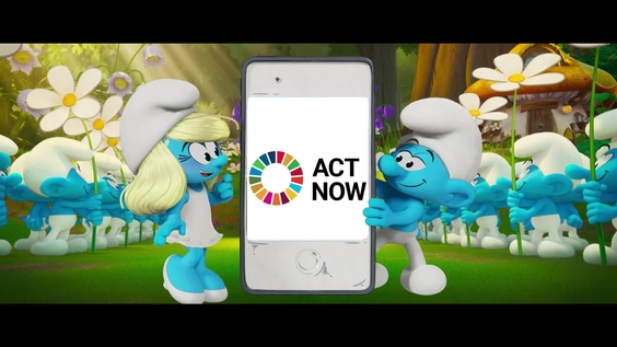 Join the Smurfs and speak up for a better world! | UN ActNow and UNICEF #ActNow