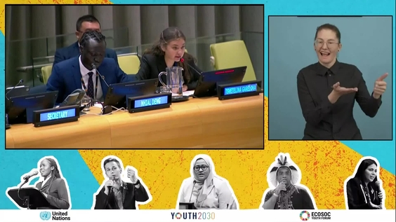 2023 ECOSOC Youth Forum - Ministerial Session, Part A