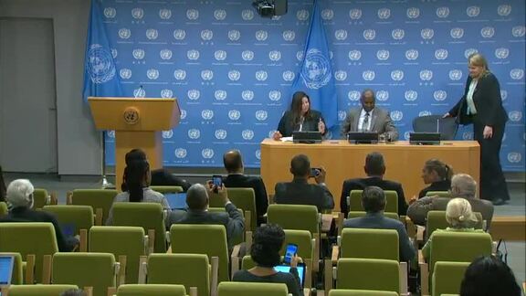 President of General Assembly Briefs Press