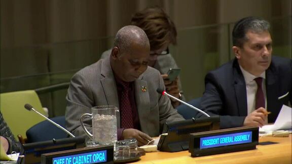 Plenary Meeting on President of General Assembly's Priorities for 2020
