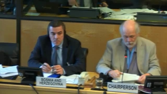 Consideration of Bosnia and Herzegovina (Cont'd) - 181st Meeting 11th Session of Committee on Enforced Disappearances