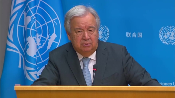 Press Briefing: Antonio Guterres, Secretary-General of the United Nations
