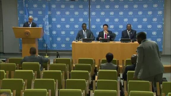 Press Conference on Third Industrial Development Decade for Africa