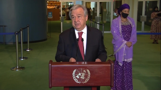 Secretary-General on his re-appointment as the UN Secretary-General