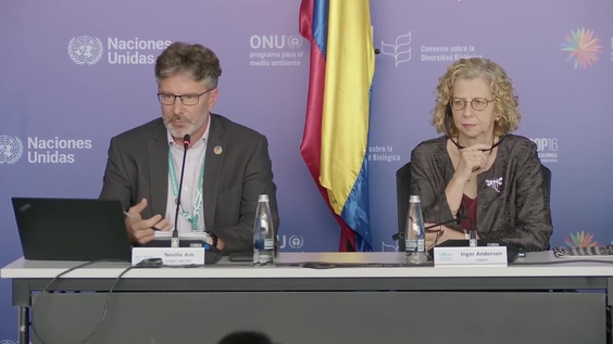 Press Conference: Protected Planet Report 2024 – United Nations Biodiversity Conference 2024