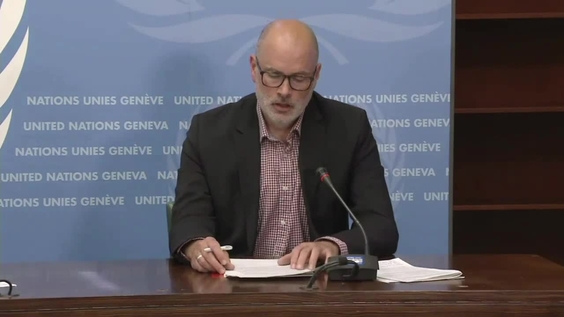 Geneva Press Briefing: HRC, UNHCR, OCHA, WMO, WHO