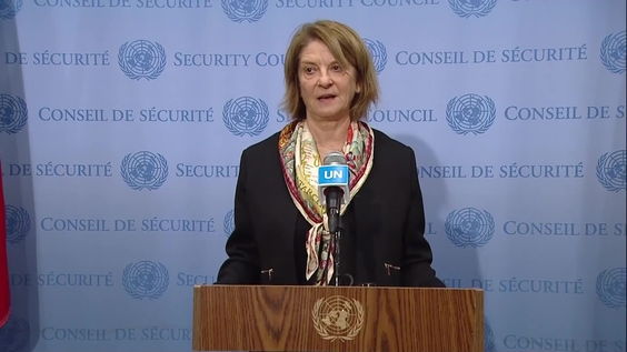 Mona Juul (Norway, Security Council President) on the situation in Myanmar, Ukraine, and Libya - Security Council Media Stakeout