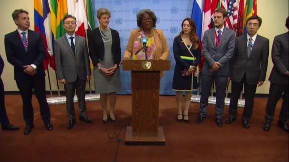 Joint Stakeout on the DPRK's Latest ICBM Launch - Security Council Media Stakeout
