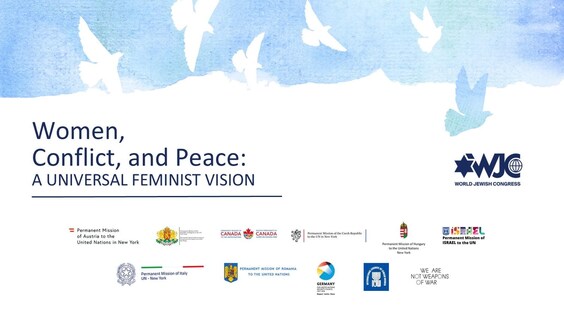 Women, Conflict, and Peace: A Universal Feminist Vision (CSW69 Side Event)