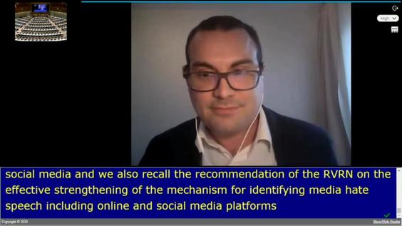 Regulation of online hate speech - 13th Session of the Forum on ...