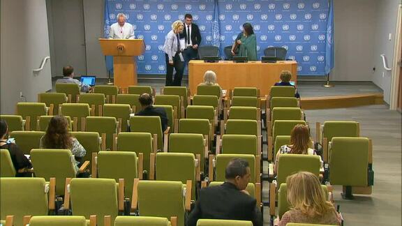 Special Representative on Sexual Violence in Conflict Guest at Noon Briefing