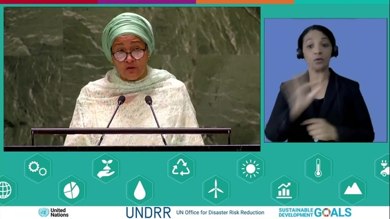 Amina J. Mohammed (Deputy Secretary-General) on Disaster Risk Reduction - General Assembly, 71st plenary meeting, 77th session