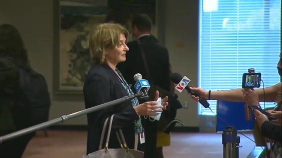 Mona Juul (Norway) on Colombia - Security Council Media Stakeout