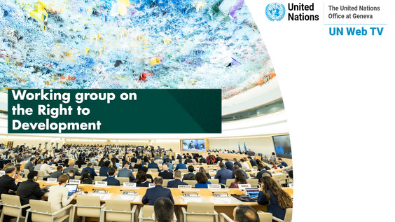 6th Meeting - 24th Session, Working Group on the Right to Development