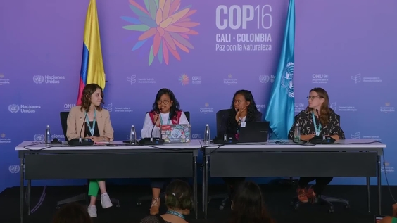 Press Conference: A Youth Stocktake on the progress of the COP16 Negotiations – United Nations Biodiversity Conference 2024