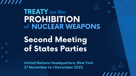(2nd plenary meeting) Second Meeting of States Parties to the Treaty on the Prohibition of Nuclear Weapons