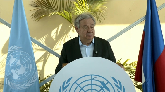 António Guterres (UN Secretary-General) on the situation in Haiti - Press Conference