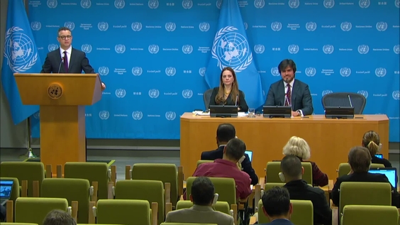 Press Conference: Ambassador José de la Gasca (Ecuador), President of the Security Council for the month of December 2023 on the programme of work of the Security Council in December