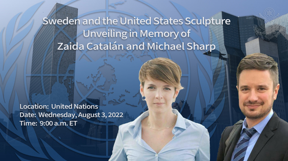 Inaugural ceremony: US Swedish Art Gift Placement