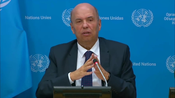 Press Conference: Omar Zniber, President of the Human Rights Council