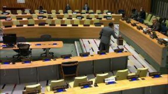 Group 1 voting session (inside Trusteeship Council chamber) - 5th round of balloting, Resumed nineteenth session of the Assembly of States Parties to the Rome Statute of the International Criminal Court