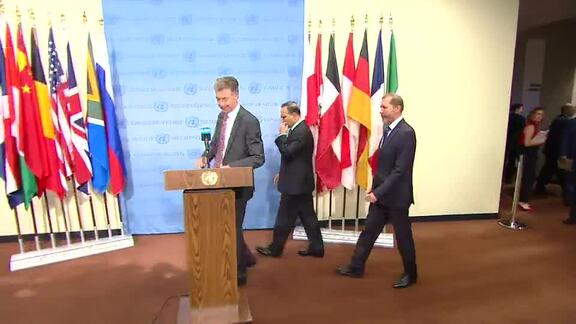 Permanent Representatives of Germany, Belgium and Kuwait Brief Press