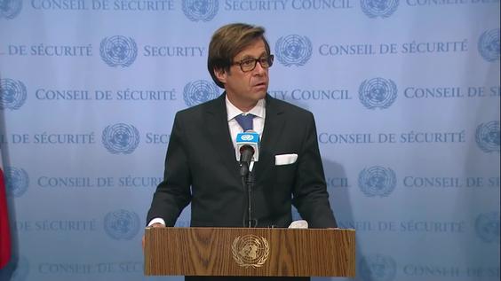 Nicolas de Rivière (France) on Ukraine - Security Council Media Stakeout