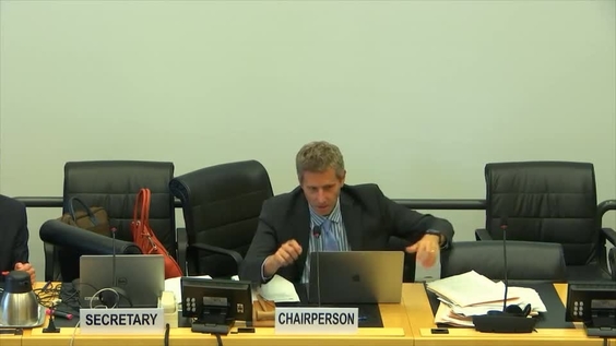 Progress report of Special Rapporteur - 3522nd Meeting 123rd Session of Human Rights Committee