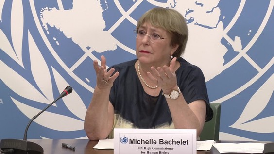 Michelle Bachelet (OHCHR) - Press Conference