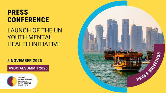 Press Conference: Launch of the UN Youth Mental Health Initiative