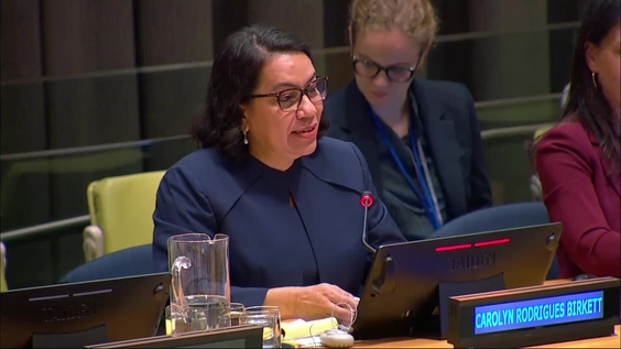 Carolyn Rodrigues-Birkett - Interactive dialogue for the position of the next Secretary-General of the United Nations