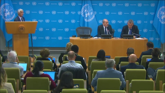 Press Conference: Deputy Prime Minister and Minister for Foreign Affairs and Expatriates of the Hashemite Kingdom of Jordan, H.E. Mr. Mr. Ayman Safadi, and the Commissioner General of UNRWA, Philippe Lazzarini, following the UNRWA Ministerial Side Event